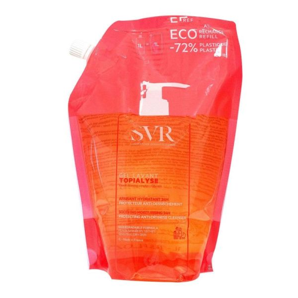 Svr gel lavant Topialyse 1 L pour peaux sensibles et sèches
