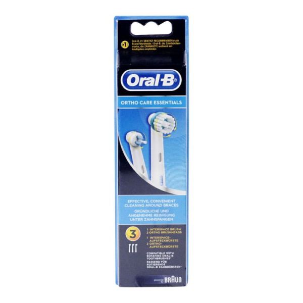 Oral-B brossettes orthodontiques Lot de 2
