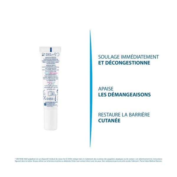Ducray Crème dexayane med palpebral (15 ml)