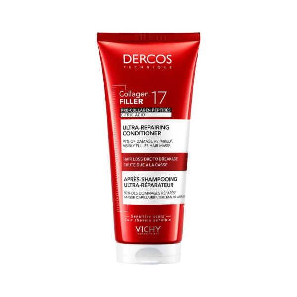 Dercos - Collagen Filler 17 après-shampooing ultra-réparateur 200ml