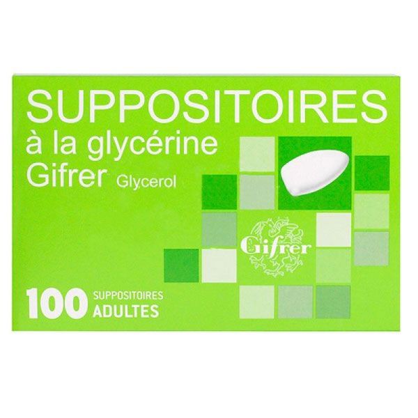 Gifrer suppositoires à la glycérine (S100) pour la constipation