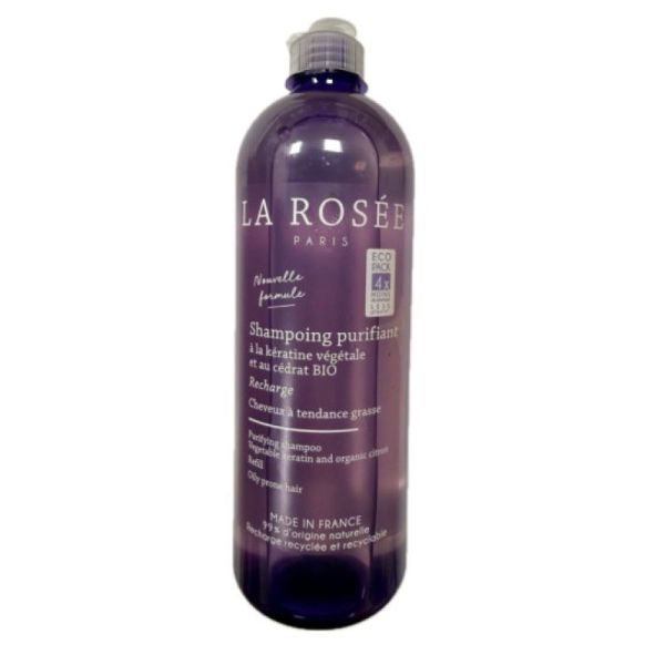 RECHARGE Shampoing purifiant kératine végétale & cédrat BIO 400ml