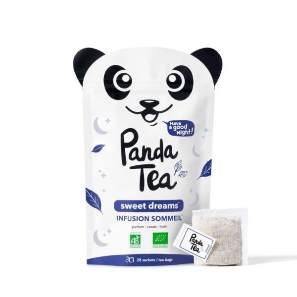 Panda Tea - Sweet dreams infusion sommeil cassis-litchi x28 sachets