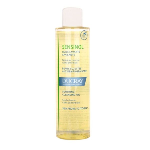 Ducray huile lavante apaisante Sensinol visage et corps (hypoallergénique)