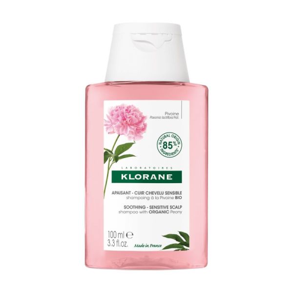 Klorane - Pivoine - Shampoing à la Pivoine BIO - Apaisant - Cuir chevelu sensible