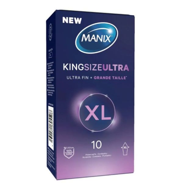 Préservatifs KINGSIZEULTRA x10