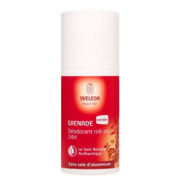 Weleda déodorant roll-on 24h à la grenade (50 ml)