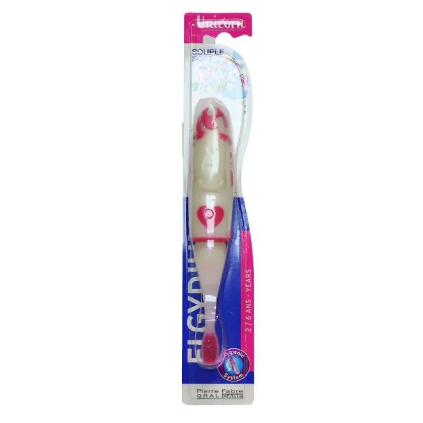 Elgydium brosse à dents licorne pour enfants (2-6 ans)