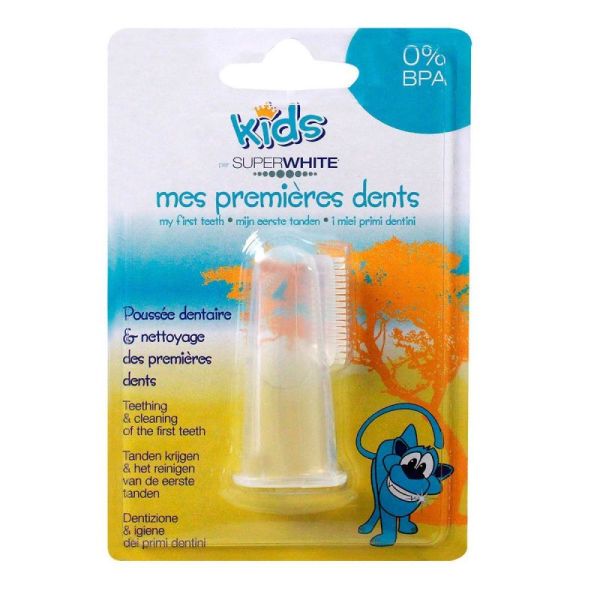 Superwhite Kids embout en silicone Mes premières dents