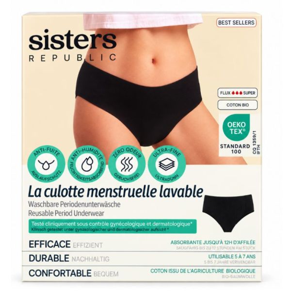 La culotte menstruelle lavable - Taille L / 40
