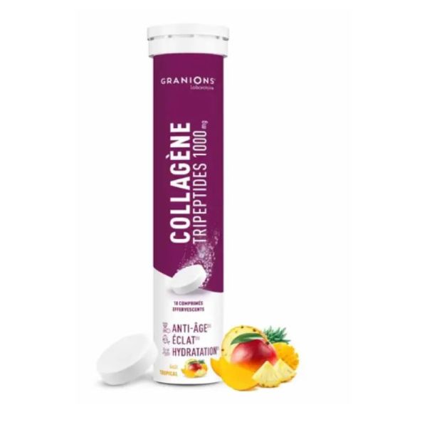 Collagène tripeptides 1000mg x18 comprimés effervescents