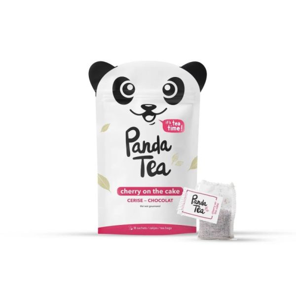 Panda Tea - Cherry on the cake goût cerise chocolat x18 sachets