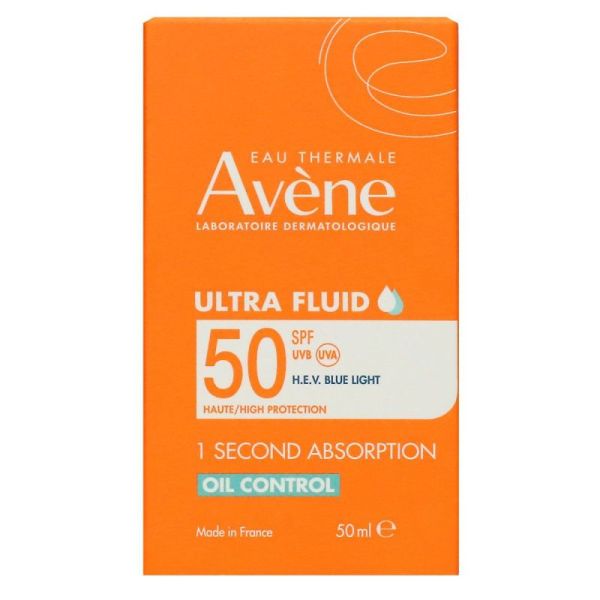 Avène - Ultra fluid spf50 oil control 50ml