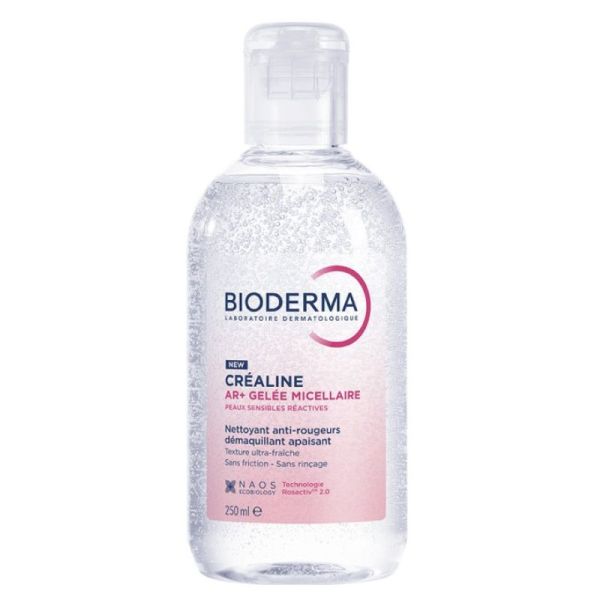 Bioderma Créaline AR+ gelée micellaire nettoyante anti-rougeurs (250 ml)