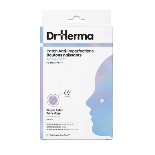 Dr Herma - patch anti-taches / marques post-boutons petit format x8