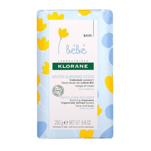 Klorane savon surgras doux bébé (250 g)