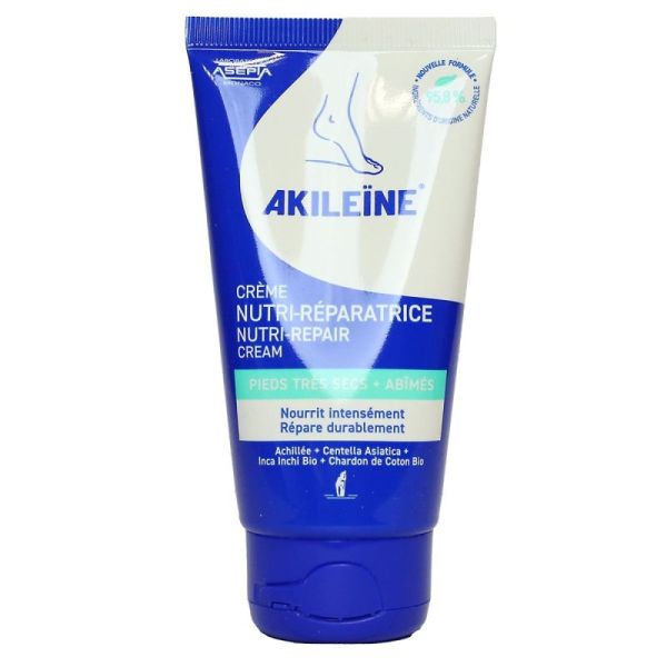 Akileïne crème nutri-réparatrice pieds très secs et abîmés (75 ml)