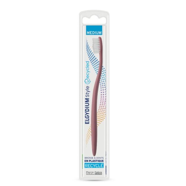Elgydium brosse à dents manuelle recyclée medium
