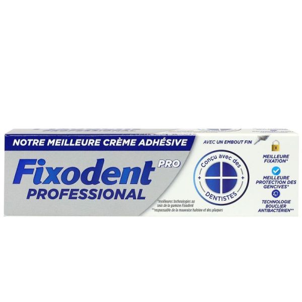 Fixodent Pro crème adhésive pour prothèses dentaires (40 g)