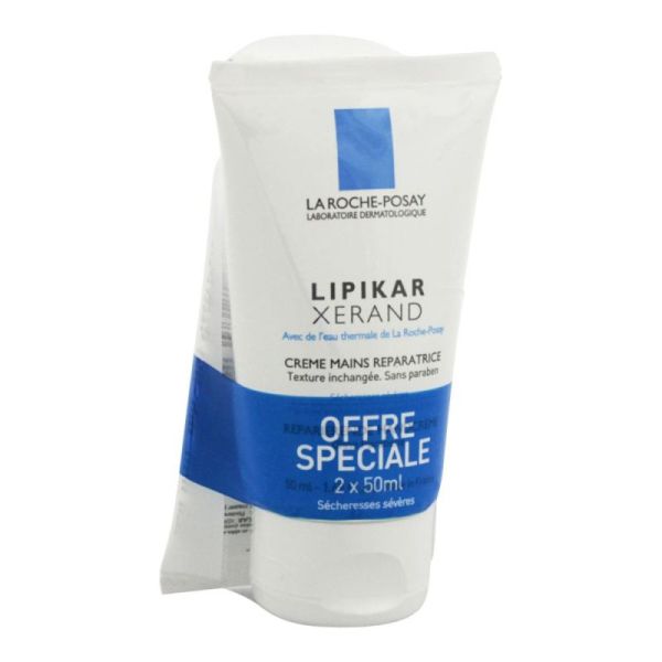 Lipikar Crème pour les Mains Lot de 2 (50 ml)