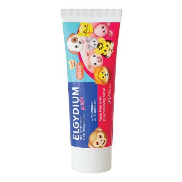 Elgydium gel dentifrice junior fraise givrée (3-6 ans)