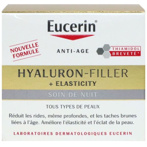 Eucerin - RECHARGE soin de nuit hyaluron filler et elasticity (50 ml)