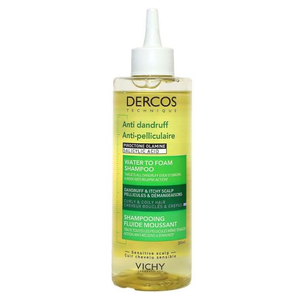 Dercos - Shampooing fluide moussant anti-pelliculaire 200ml