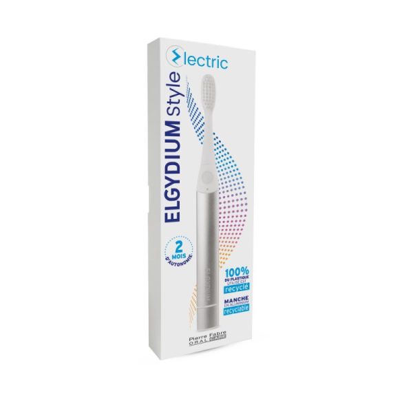 Elgydium Brosse à Dents Électrique Recyclée Silver