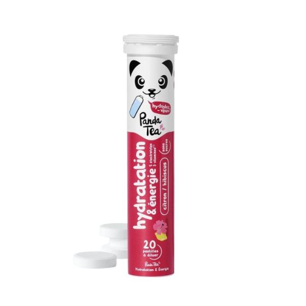 20 Pastilles Hydratation & Énergie - Hibiscus / Citron