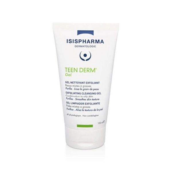 Teen Derm Gel nettoyant exfoliant peaux grasses à imperfections (150 ml)