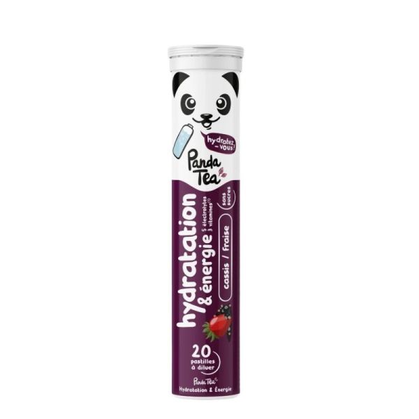 20 Pastilles Hydratation & Énergie - Cassis / Fraise