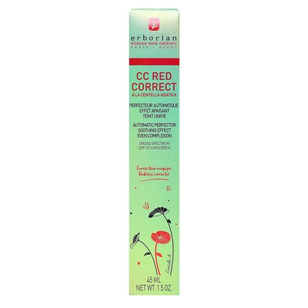 Erborian CC Red Correct soin perfecteur anti-rougeurs (45 ml)