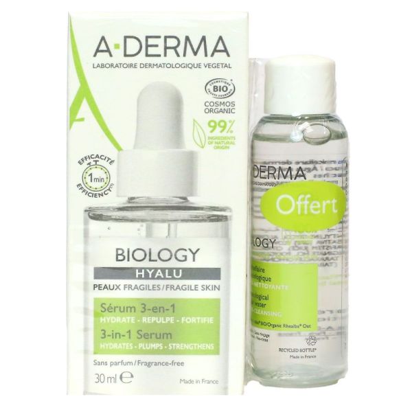 A-Derma sérum 3-en-1 Hyalu (30 ml)