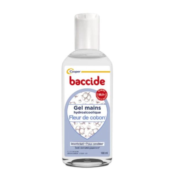 Baccide - gel mains hydroalccolique FLEUR DE COTON 100ml