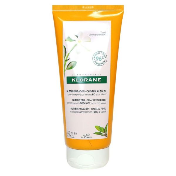 Klorane Baume riche réparateur - Cheveux exposés au soleil - Monoï & Tamanu BIO