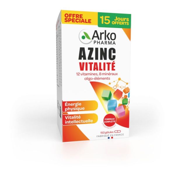 Arkopharma Azinc Vitalité gélules (150 unités)