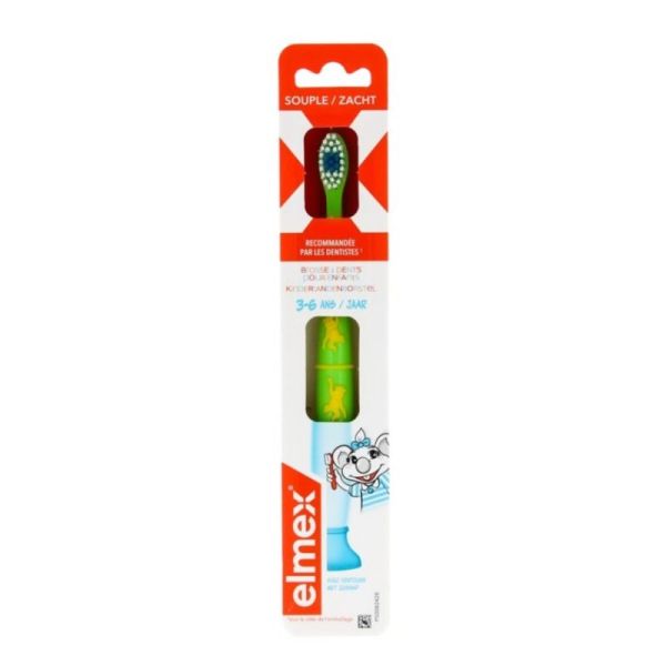 Brosse à dents 3-6 ans souple ( Coloris Aléatoires )