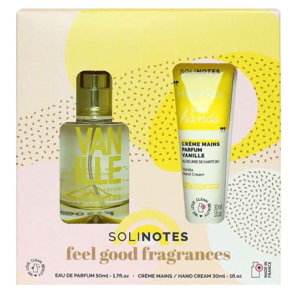 Solinotes coffret vanille (50 ml) crème mains