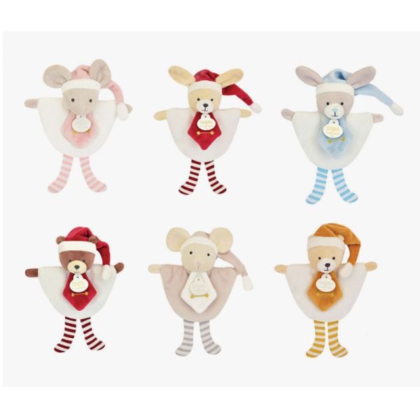 Doudou plat lutin de Noël  ( modèle aléatoire )