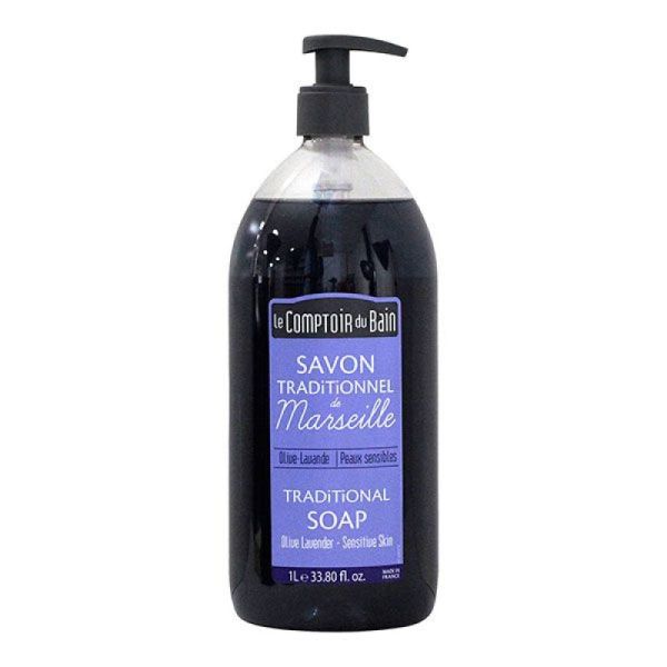 Le Comptoir du Bain savon de Marseille liquide olive lavande (1000 ml)