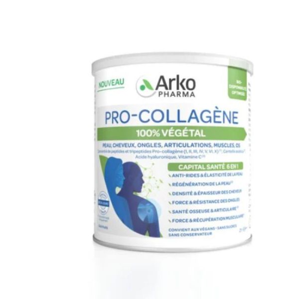 Arkopharma - Pro-collagène 100% végétal 21 doses goût fruité