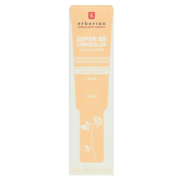 Erborian Super BB Concealer Correcteur Anti-Cernes SPF 25 Teinte Nude (10 ml)