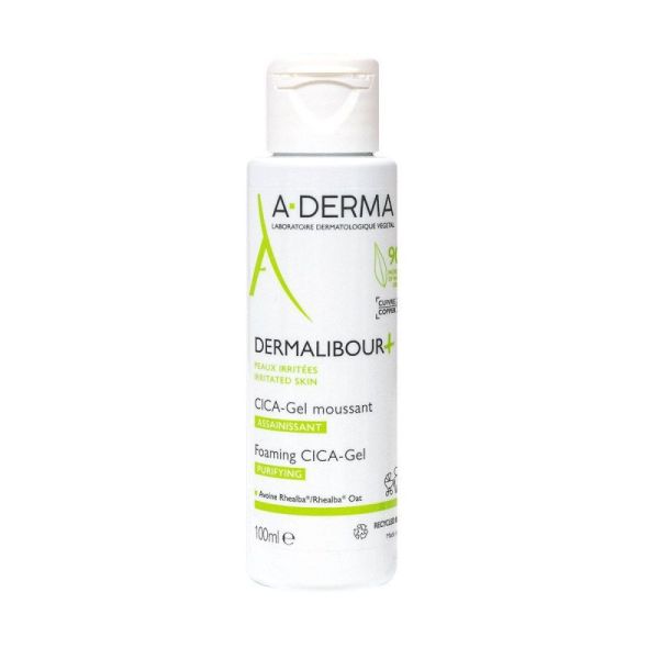 A-Derma Gel moussant Dermalibour+ Cica-gel (100 ml)
