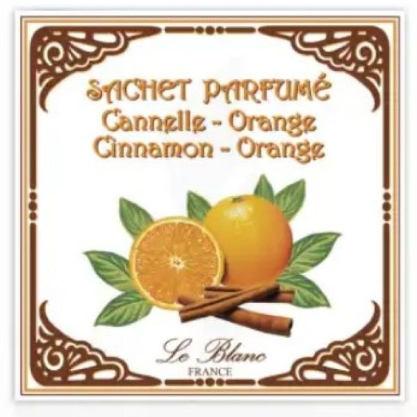 Sachet parfumé senteur 'Cannelle-Orange'