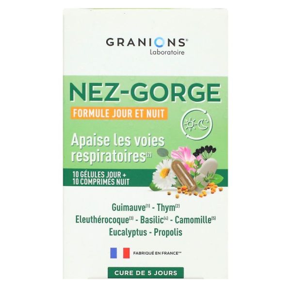 Granions Nez-Gorge jour & nuit cure de 5 jours