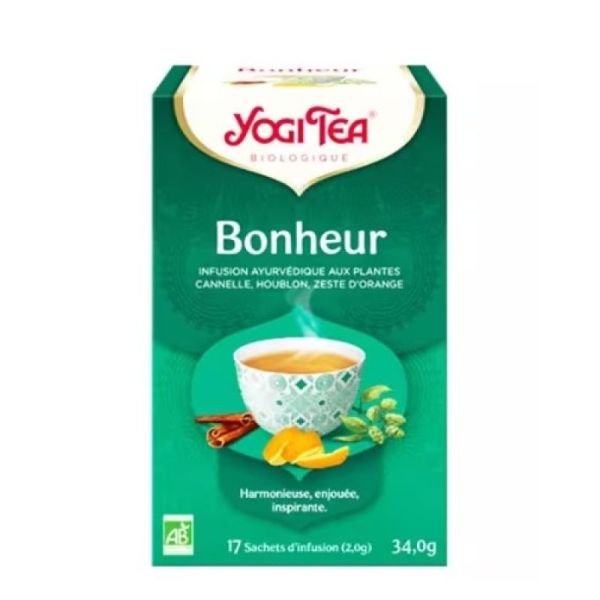 YogiTea - Sachets d'infusion Bonheur x17