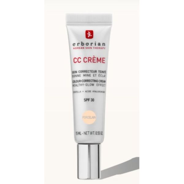 Erborian - CC Crème soin correcteur teinté Porcelain spf30 15ml