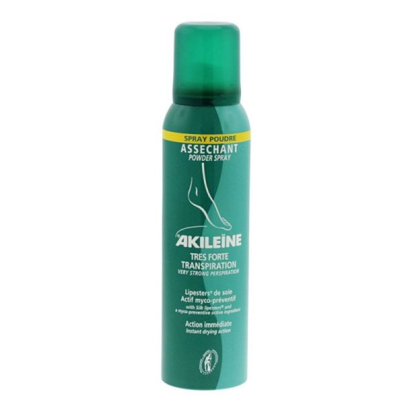 Akileine spray poudre asséchant pour pieds (150 ml)
