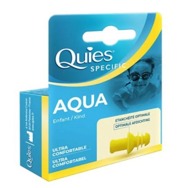 Quies - Specific AQUA enfant ultra confortable x1 paire