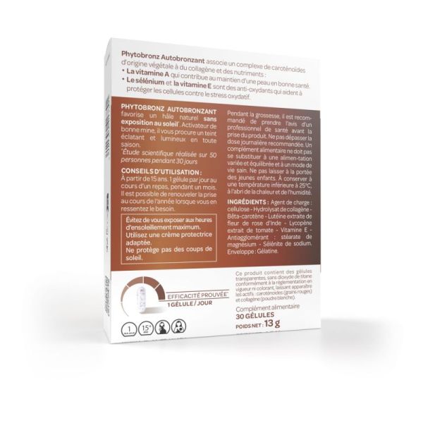 Arkopharma Phytobronz autobronzant gélules (30 unités)